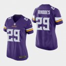 Women's Minnesota Vikings #29 Xavier Rhodes Purple Stitched Jersey
