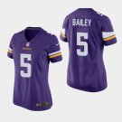 Women's Minnesota Vikings #5 Dan Bailey Purple Stitched Jersey
