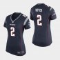 Women's New England Patriots #2 Brian Hoyer Navy Stitched Jersey