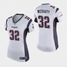 Women's New England Patriots #32 Devin McCourty White Stitched Jersey