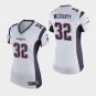 Women's New England Patriots #32 Devin McCourty White Stitched Jersey