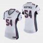 Women's New England Patriots #54 Dont'a Hightower White Stitched Jersey