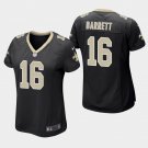 Women's New Orleans Saints #16 J.T. Barrett Black Stitched Jersey