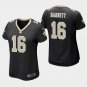 Women's New Orleans Saints #16 J.T. Barrett Black Stitched Jersey