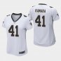 Women's New Orleans Saints #41 Alvin Kamara White Stitched Jersey