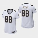 Women's New Orleans Saints #88 Dez Bryant White Stitched Jersey