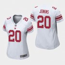Women's New York Giants #20 Janoris Jenkins White Stitched Jersey