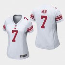 Women's New York Giants #7 Mel Hein White Stitched Jersey