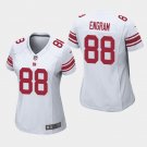 Women's New York Giants #88 Evan Engram White Stitched Jersey