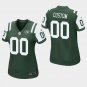 Women's New York Jets #00 Custom Name and Number Green Stitched Jersey