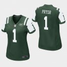Women's New York Jets #1 Terrelle Pryor Green Stitched Jersey