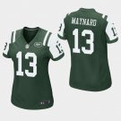 Women's New York Jets #13 Don Maynard Green Stitched Jersey
