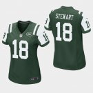 Women's New York Jets #18 ArDarius Stewart Green Stitched Jersey