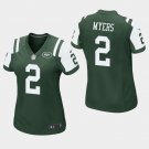 Women's New York Jets #2 Jason Myers Green Stitched Jersey