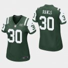 Women's New York Jets #30 Thomas Rawls Green Stitched Jersey