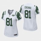 Women's New York Jets #81 Quincy Enunwa White Stitched Jersey