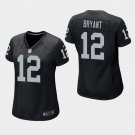 Women's Oakland Raiders #12 Martavis Bryant Black Stitched Jersey