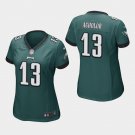 Women's Philadelphia Eagles #13 Nelson Agholor Green Stitched Jersey