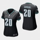 Women's Philadelphia Eagles #20 Brian Dawkins Black Stitched Jersey