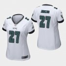 Women's Philadelphia Eagles #27 Malcolm Jenkins White Stitched Jersey