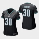 Women's Philadelphia Eagles #30 Corey Clement Black Stitched Jersey