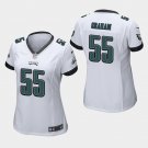 Women's Philadelphia Eagles #55 Brandon Graham White Stitched Jersey
