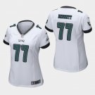 Women's Philadelphia Eagles #77 Michael Bennett White Stitched Jersey