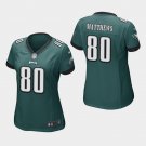 Women's Philadelphia Eagles #80 Jordan Matthews Green Stitched Jersey