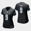 Women's Philadelphia Eagles #9 Nick Foles Black Stitched Jersey