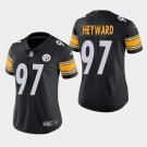 Women's Pittsburgh Steelers #97 Cameron Heyward Black Stitched Jersey