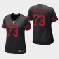 Women's San Francisco 49ers #73 Leo Nomellini Black Stitched Jersey