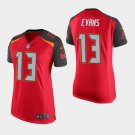Women's Tampa Bay Buccaneers #13 Mike Evans Red Stitched Jersey