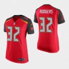 Women's Tampa Bay Buccaneers #32 Jacquizz Rodgers Red Stitched Jersey