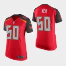 Women's Tampa Bay Buccaneers #50 Vita Vea Red Stitched Jersey
