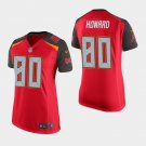 Women's Tampa Bay Buccaneers #80 O. J. Howard Red Stitched Jersey