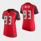 Women's Tampa Bay Buccaneers #93 Gerald McCoy Red Stitched Jersey