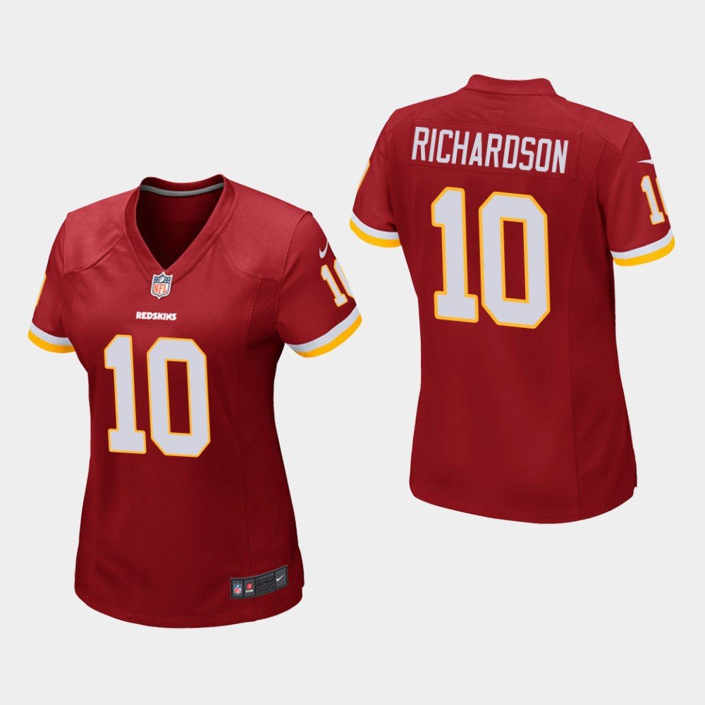 Women's Washington Redskins #10 Paul Richardson Burgundy Stitched Jersey