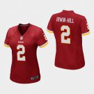 Women's Washington Redskins #2 Sam Irwin-Hill Burgundy Stitched Jersey