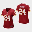 Women's Washington Redskins #24 Josh Norman Burgundy Stitched Jersey