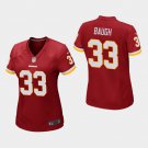 Women's Washington Redskins #33 Sammy Baugh Burgundy Stitched Jersey