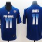 Men's 2019 Pro Bowl Falcons #11 Julio Jones Royal NFC Game Jersey