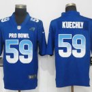 Men's 2019 Pro Bowl Panthers #59 Luke Kuechly Royal NFC Game Jersey