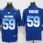 Men's 2019 Pro Bowl Panthers #59 Luke Kuechly Royal NFC Game Jersey