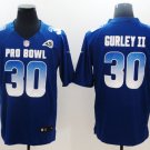 Men's 2019 Pro Bowl Rams #30 Todd Gurley II Royal NFC Game Jersey