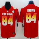 Men's 2019 Pro Bowl Steelers #84 Antonio Brown Red AFC Game Jersey