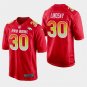 Men's 2019 Pro Bowl Denver Broncos #30 Phillip Lindsay Red AFC Game Jersey