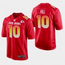 Men's 2019 Pro Bowl Kansas City Chiefs #10 Tyreek Hill Red AFC Game Jersey