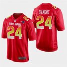 Men's 2019 Pro Bowl New England Patriots #24 Stephon Gilmore Red AFC Game Jersey