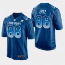 Men's 2019 Pro Bowl Philadelphia Eagles #86 Zach Ertz Blue NFC Game Jersey