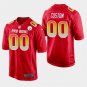 Men's 2019 Pro Bowl Pittsburgh Steelers #00 Custom Name and Number Red AFC Game Jersey